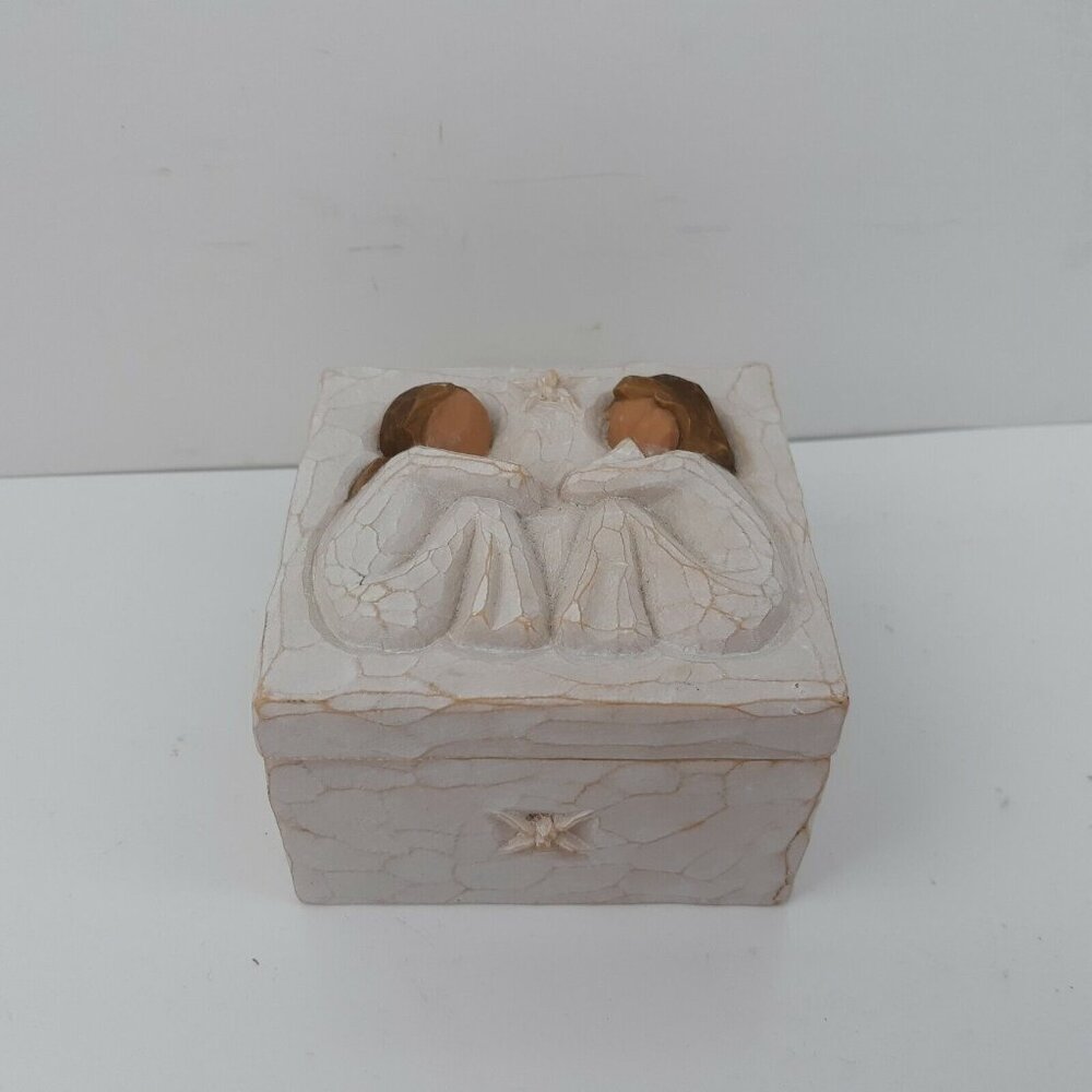 Willow Tree Friendship Jewelry Trinket Box by Susan Lordi Demdaco 2003